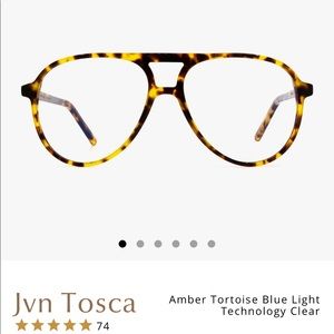 DIFF TOSCA AVIATOR-(blue light blocking glasses)